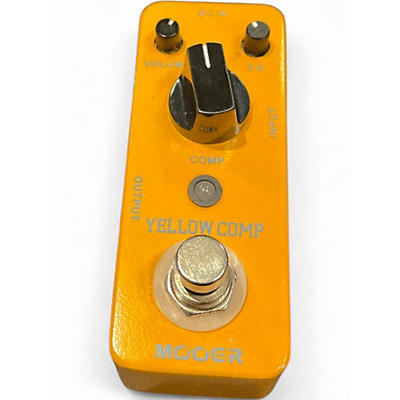 Used Mooer YELLOW COMP Effect Pedal