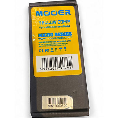 Used Mooer YELLOW COMP Effect Pedal