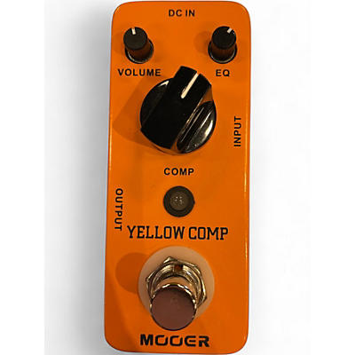 Used Mooer Yellow Comp Effect Pedal