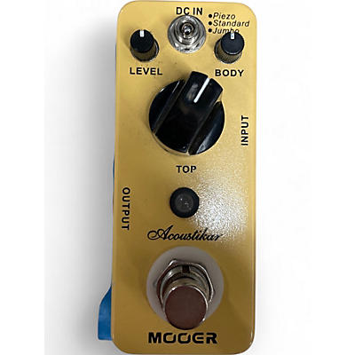 Used Mooer acoustikar Pedal