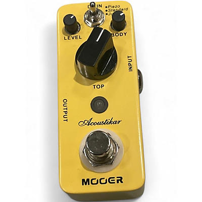 Used Mooer acoustikar Pedal