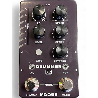 Used Mooer drummer x2 Pedal