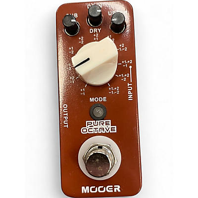 Used Mooer pure octave Effect Pedal