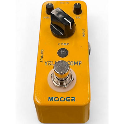 Used Mooer yellow comp Effect Pedal