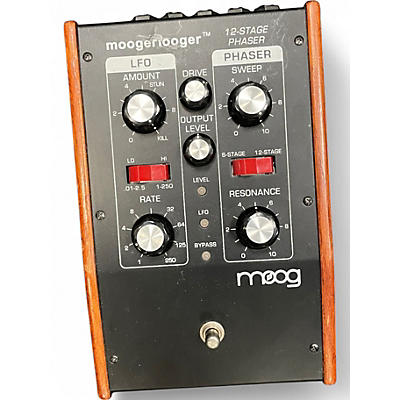 Used Moog 12-STAGE PHASER Effect Pedal