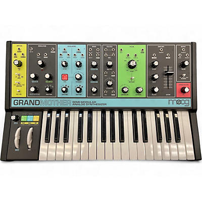 Used Moog grandmother semi-modular analog synthesizer Synthesizer