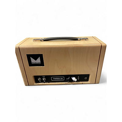 Used Morgan Amplification Tweed 20 Natural Cab Tube Guitar Amp Head