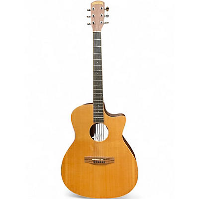 Used Morgan Monroe MG-505NA Natural Acoustic Electric Guitar
