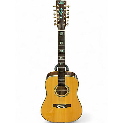 Used Morgan Monroe MN-DLX-12 Natural 12 String Acoustic Guitar