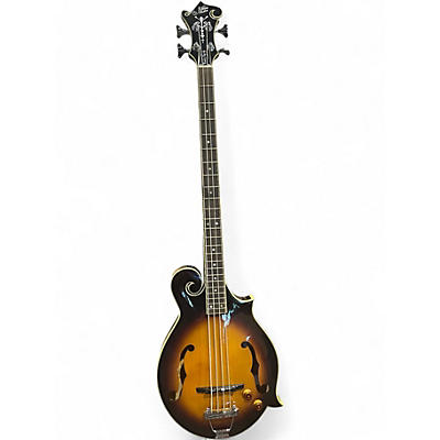 Used Morgan Monroe Mando Bass 3 Color Sunburst Electric Bass Guitar