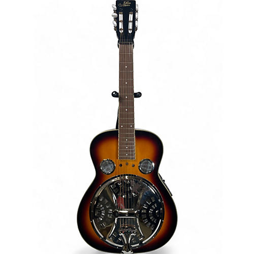 Morgan Monroe Used Morgan Monroe Round Neck Dobro Tobacco Sunburst Acoustic Electric Guitar Tobacco Sunburst