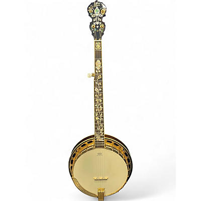 Used Morgan Monroe mfb 4dx c Tiger Eye Banjo