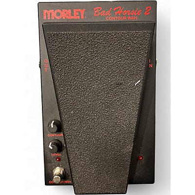 Used Morley Steve Vai Bad Horsie 2 Contour Wah Effect Pedal