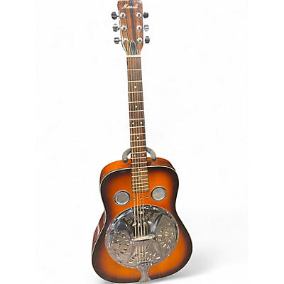 Used Morrell Music Resonator 2 Tone Sunburst Acoustic Guitar