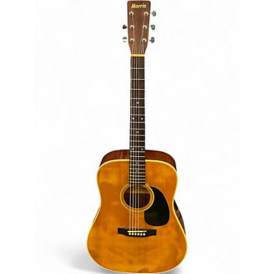 Used Morris W-20 Natural Acoustic Guitar