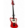 Used Moses Graphite Peace T-Bird Cardinal Red Electric Bass Guitar Cardinal Red