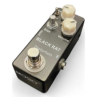 Used Mosky BLACK RAT DISTORTION Effect Pedal