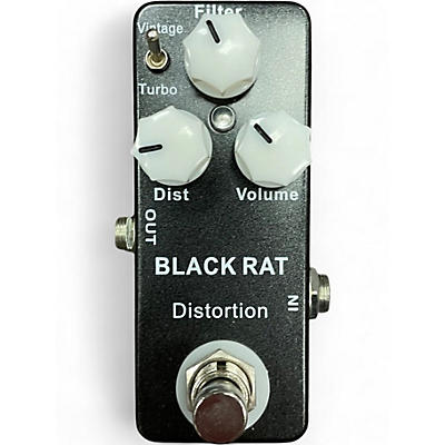 Used Mosky BLACK RAT Effect Pedal