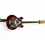 Used Mosrite D100 Trans Red Resonator Guitar Trans Red