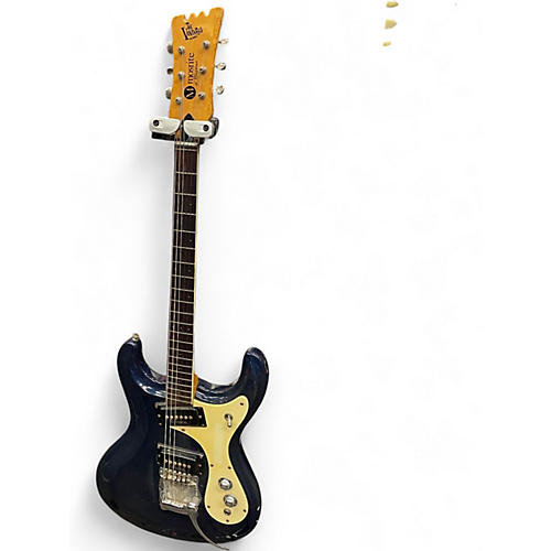 Used Mosrite Ventures Blue Solid Body Electric Guitar Blue