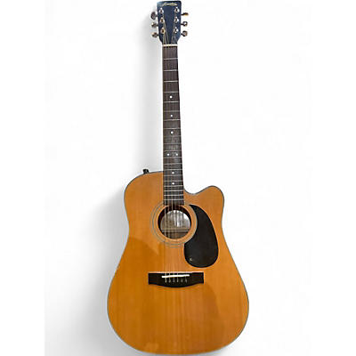 Used Mountain m44ce Natural Acoustic Electric Guitar