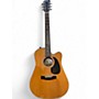 Used Mountain m44ce Natural Acoustic Electric Guitar Natural