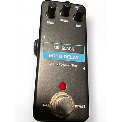 Used Mr. Black ECHO DELAY Effect Pedal