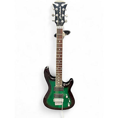 Used Mr. Potato strat Green Solid Body Electric Guitar