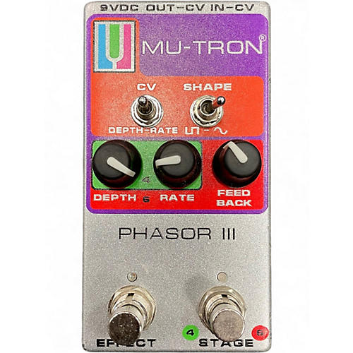 Used Mu-Tron PHASOR III Effect Pedal