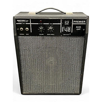 Used Multivox P-40 Bass Combo Amp