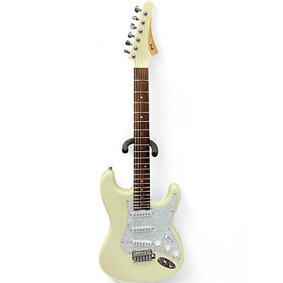 Used Musi Capricorn White Solid Body Electric Guitar