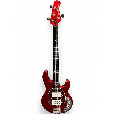 Used Music Man STINGRAY SPECIAL HH Candy Apple Red Electric Bass Guitar