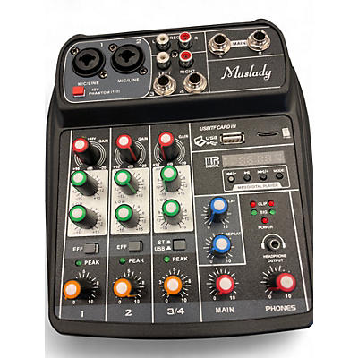 Used Muslady 4 channel mixing console Powered Mixer