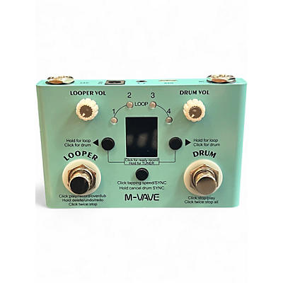Used Mvave LOST TEMPO LOOPER DRUM MACHINE Pedal