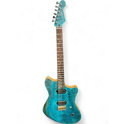 Used Mws EC OFFSET TRANSPARTENT DENIM Solid Body Electric Guitar