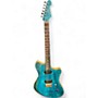 Used Mws EC OFFSET TRANSPARTENT DENIM Solid Body Electric Guitar TRANSPARTENT DENIM