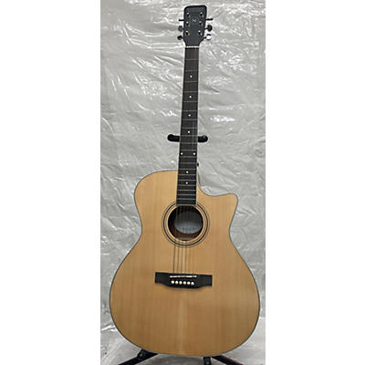 Used NASHVILLE GUITAR WORKS OM10CE Natural Acoustic Electric Guitar