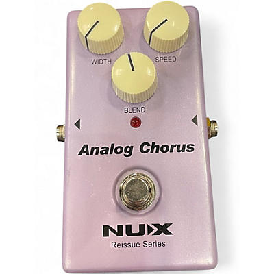 Used NUX ANALOG CHORUS Effect Pedal