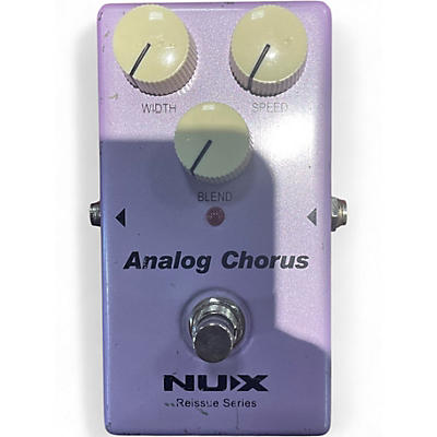 Used NUX ANALOG CHORUS Effect Pedal