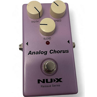 Used NUX ANALOG CHORUS Effect Pedal