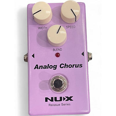 Used NUX ANALOG CHORUS Effect Pedal