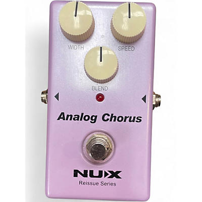 Used NUX ANALOG CHORUS Effect Pedal