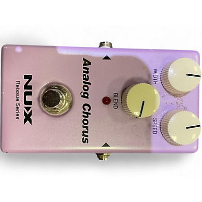 Used NUX ANALOG CHORUS Effect Pedal