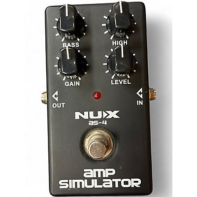 Used NUX AS-4 AMP SIMULATOR Effect Pedal