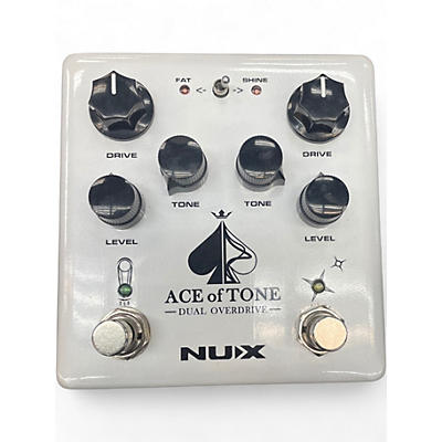 Used NUX Ace of Tone Dual Overdrive Effect Pedal