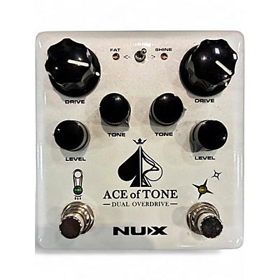 Used NUX Ace of Tone Dual Overdrive Effect Pedal