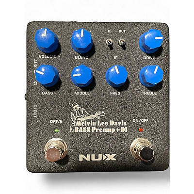 Used NUX Alvin Lee Davis Bass Preamp+DI Bass Effect Pedal