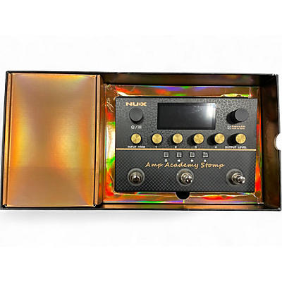 Used NUX Amp Academy Stomp Compact Modeler and Amp Profile Loader Ped Effect Processor