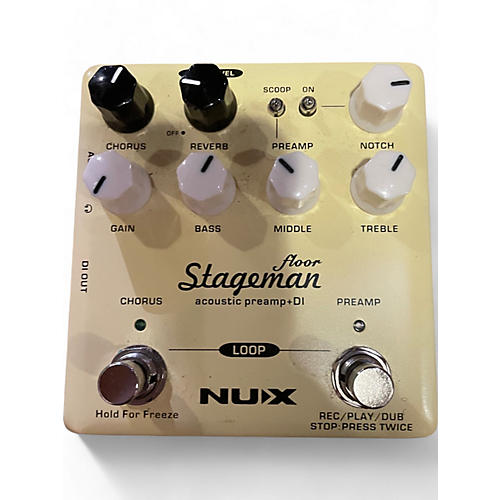 Used NUX FLOOR STAGEMAN Guitar Preamp