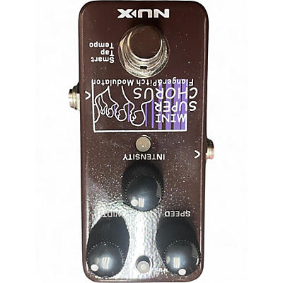 Used NUX MINI SUPER CHORUS  Effect Pedal